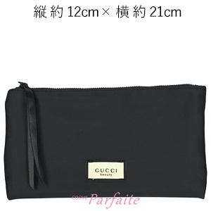 ノベルティコスメポーチ グッチ GUCCI コスメポーチフラット ラージ ブラック 1個  新入荷05