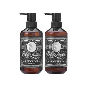 ディープレイヤー シャンプーExS 500ml &amp; トリートメントExS 470g  ボトルセット