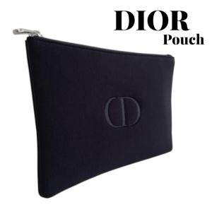 DIOR ブラックメッシュポーチ　ルミナイザー03 Christian Dior クリスチャンディオール ブラック メッシュ
