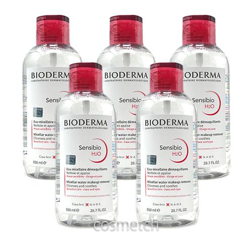 ビオデルマ サンシビオ H2O D （エイチツーオー D） 850ml ポンプタイプ お得な5本セッ...