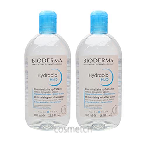 ビオデルマ イドラビオ H2O （エイチツーオー） 500ml お得な2本セット （クレンジング・メ...