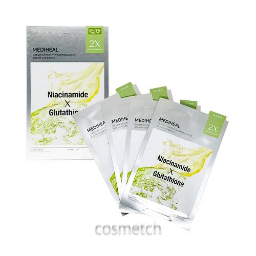 メディヒール ダーマシナジー ラッピングマスク ブレミッシュ 25ml×4枚入 （フェイスパック）