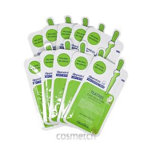 完売【1点までメール便選択可】 メディヒール・ティーツリー ヒーリングソリューション エッセンシャルマスク EX 10枚セット （パック）