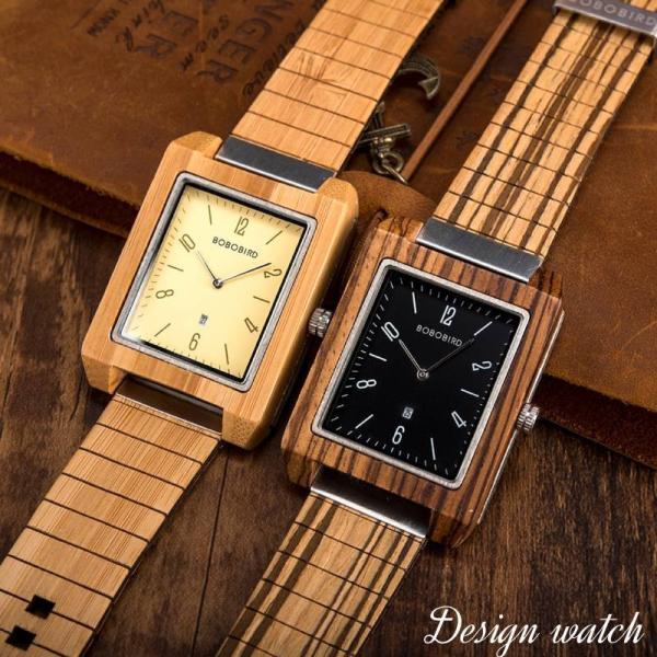 BOBO BIRD 腕時計 木製 ウッド 男性 メンズ シンプル ボボバード Watch Wood