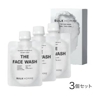 BULK HOMME 【泡立てネット付き洗顔3袋】ウォッシングタオル付き