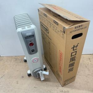 中古 デロンギ 1200W オイルヒーターH770812EFSN-GY 元箱・説明書付き 美品