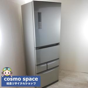 427L 自動製氷機能搭載 5ドア冷蔵庫 東芝 ベジータ GR-E43G 2012年製 シルバー 当社指定エリアは送料2200円