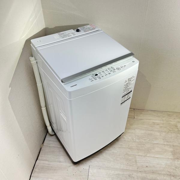 中古 近郊送料格安全自動洗濯機 10.0kg 東芝 AW-10M7 2020年製 送風乾燥付き ピュ...