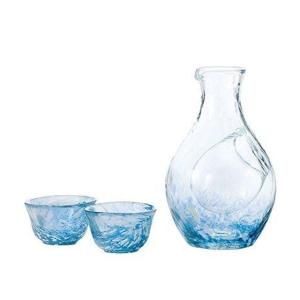八千代窯 冷酒 セット （ 3点セット 日本製 徳利 銚子 杯 盃 お酒 酒器