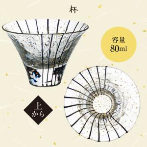 冷酒セット 八千代窯 黒 専用箱付 東洋佐々木...の詳細画像4
