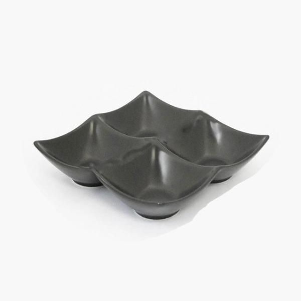 角鉢4P ブラック 5枚 ヴェリアス アーバンスイート（ABB4PBK） キッチン、台所用品