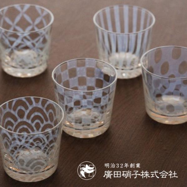 そば猪口 五客揃 144ml 大正浪漫硝子 廣田硝子 そうめん 蕎麦 ガラス おしゃれ（TR-500...