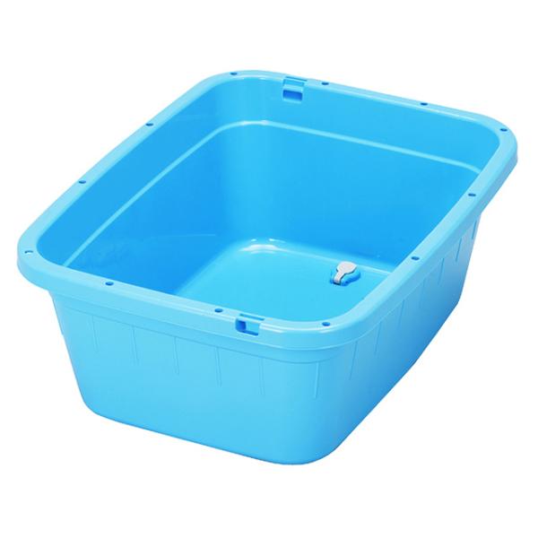 トンボ 角型タライジャンボ 水抜栓付 80型（ATL2603）1-0280-1002 キッチン、台所...