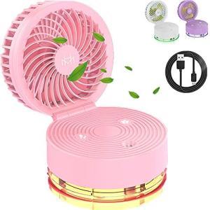 USB卓上扇風機 折りたたみ式卓上ファン 加湿機能 usb扇風機 携帯扇風機 充電式 usbファン 超強風 静音 風量3段階調節 折りたたみ式 長時間