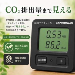 エコチェッカー コンセント 電力量表示器 ワッ...の詳細画像2