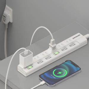 電源タップ 個別スイッチ付 2m 6個口 おし...の詳細画像4