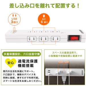 コンセントタップ 国内・海外両用電源タップ u...の詳細画像2