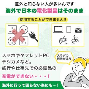 旅行者向け 海外用変換プラグ BFタイプ 海外...の詳細画像4
