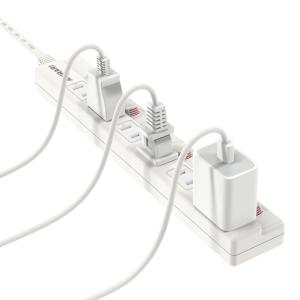 電源タップ 無灯タイプ 2m 6個口 独立スイ...の詳細画像1