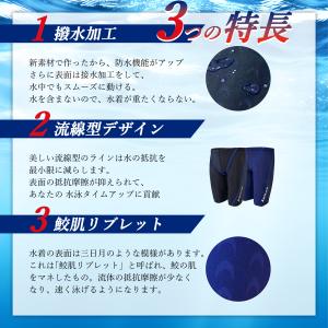 競泳水着 メンズ 競泳用水着 フィットネス 男...の詳細画像5