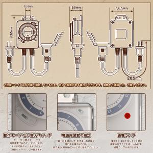 【送料無料】ダイヤルタイマー 12時間 タイマ...の詳細画像2