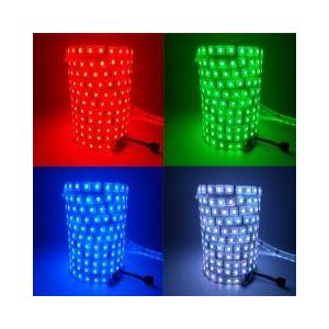 LEDテープライト 5050型チップ RGBカラー 5M 300発 IP68防水 コントローラー付き...