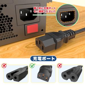 AC電源ケーブル 3ピンソケット(メス)⇔2ピ...の詳細画像5