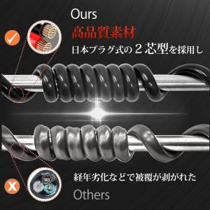 電源プラグ変換 延長コード 防雨型 PSE 電...の詳細画像5
