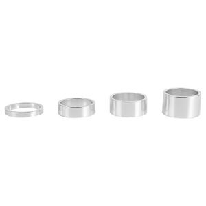 5mm / 10mm / 15mm / 20mmカーボンファイバーワッシャーアルミ合金自転車ヘッドセットステムスペーサーキット4個