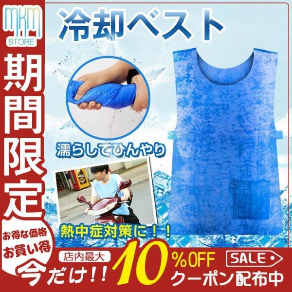 クールベスト 空調作業服 冷却ベスト 水冷服 電気保冷剤不要 夏冷感作業服 アイスベスト 空調インナ...