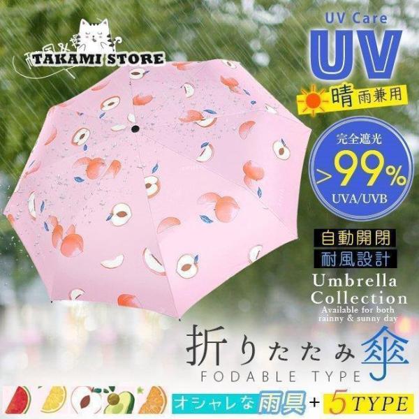 自動開閉折りたたみ傘uvカットワンタッチ日傘晴雨兼用レディース雨傘軽量大きいパステル