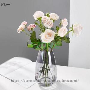 フラワーベース ベース 花瓶 クリア 透明 花...の詳細画像2