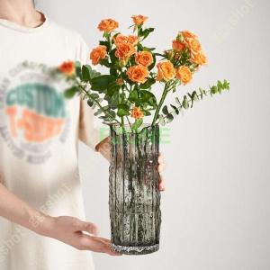 花瓶 かびん フラワーベース 花器 ガラス クリア 一輪挿し 北欧 置物 シンプル おしゃれ 洋風 飾り物 ガラス花瓶 生け花 造花 インテリア 家の装飾 硝子花瓶
