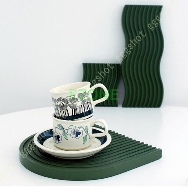 マグカップ 陶器 コーヒーカップ ボタニカル 和風マグカップ 洗いやすい 焼き物 コップ 珈琲 紅茶...