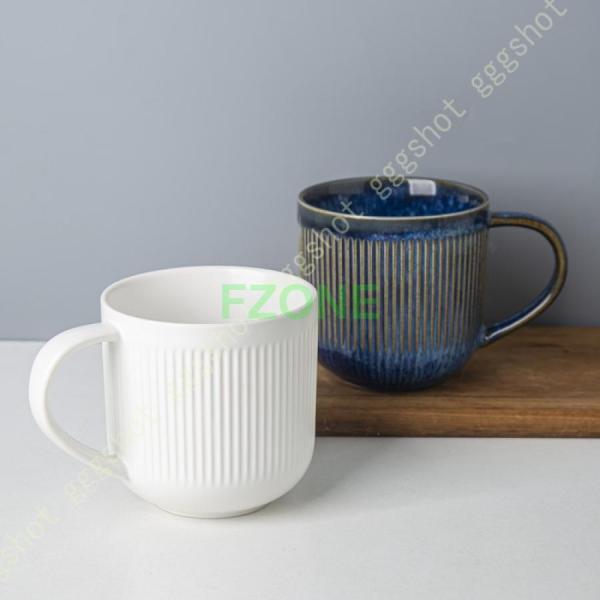マグカップ 450ml ライン コップ 磁器 食器 電子レンジ対応 カップ マグ コーヒー 紅茶 お...