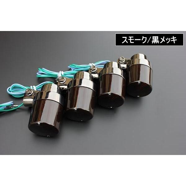 デカヨーロピ スモーク/黒メッキ アルミ 新品 4個 XJR1300 SR400 XJR400 XJ...