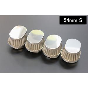 54mm ショート パワーフィルター オーバル型 新品 4個 ステンゼファー1100