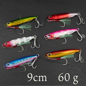 メタルジグ 40g ロング ジグ SLJ SLS スーパー ライト ジギング