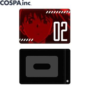 EVANGELION グッズ 公式 エヴァ 式波・アスカ・ラングレー フルカラーパスケース カードケース カード入れ COSPA