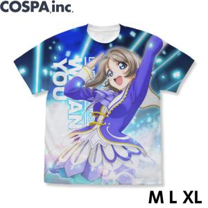 ラブライブサンシャイン 渡辺曜 フルグラフィックTシャツ Over the Rainbow Ver./WHITE-L