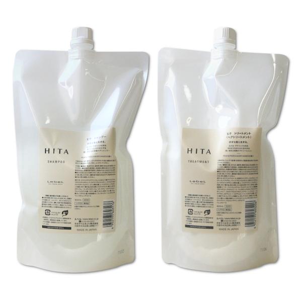 セット販売 シャンプー＆トリートメント ルベル HITA ヒタ シャンプー 800ml x トリート...