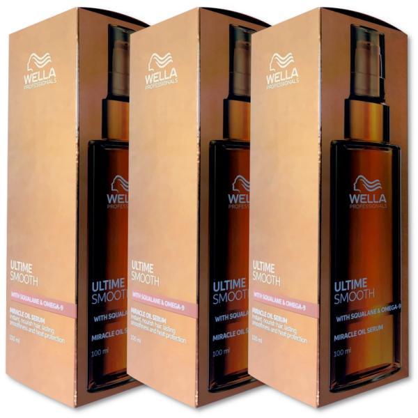 セット販売 3個セット ウエラ プロフェッショナル アルタイム スムース M オイルセラム 100m...