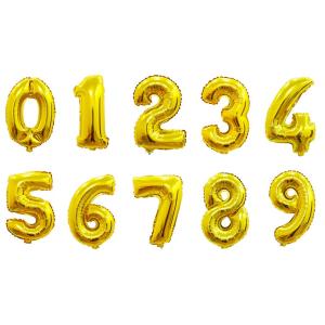 数字 バルーン 誕生日 飾り付け ゴールド 約...の詳細画像2