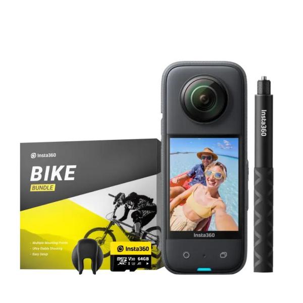 Insta360 X3 自転車撮影セット / 360度 アクションカメラ インスタ360 5.7K ...
