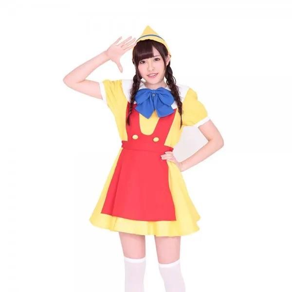 1266C★【送料無料・即納】 夢の中のTOYメイド サイズ：Ｍ メイド服 ピノキオ風 店員さん レ...