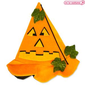 1266A■【送料無料・即納】B品 ハロウィンかぼちゃ帽子 キッズサイズ 54cm前後 子供 女性 パンプキン 魔女帽子 とんがり帽子 仮装 コスプレ 衣装 アイテム 小物｜cosplaymode