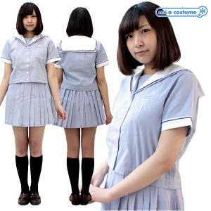 1141B★MB【送料無料・即納】 山陽女子高等学校 旧夏制服 サイズ：M/BIG 半袖 セーラー コスチューム｜コスプレ通販のコスモード