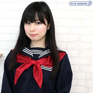 1210B● スクールスカーフ単品 色：赤 サイズ：フリー