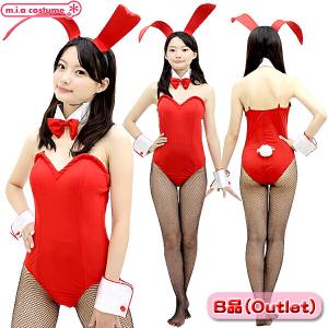 1116B★MB【送料無料・即納】 B品 バニーガール 色：赤 サイズ：M/BIG コスプレ 衣装 コスチューム レッド バーレスク ショー セクシー  レディース 大きいサイズ :Outlet-NK6013SIZ:コスプレ通販のコスモード - 通販 - Yahoo!ショッピング