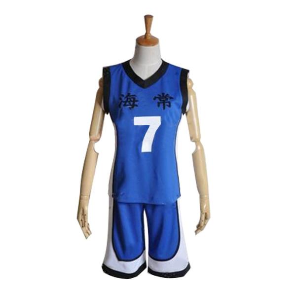 黒子のバスケ 海常高校 黄瀬涼太 笠松幸男 スポーツウェア ユニホーム背番号7、4 二種類（チェンジ...